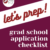 Graduate School Application Checklist + Workbook