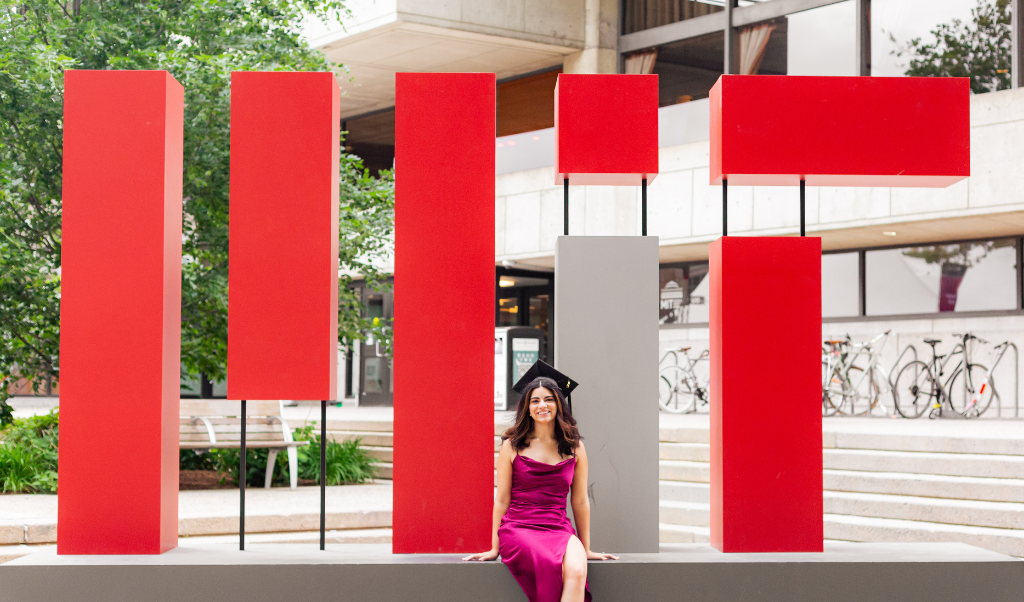 woman at graduate school