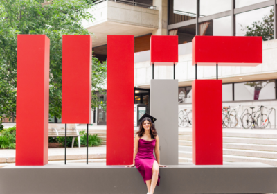 woman at graduate school