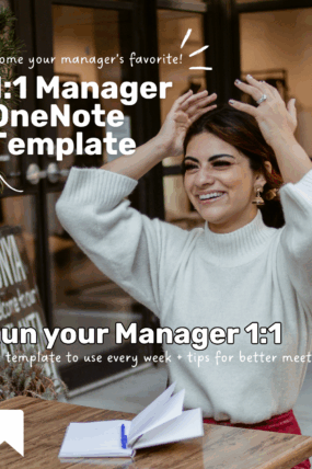 OneNote Template for your 1:1 with your Manager